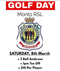 Golf Day - Monto RSL